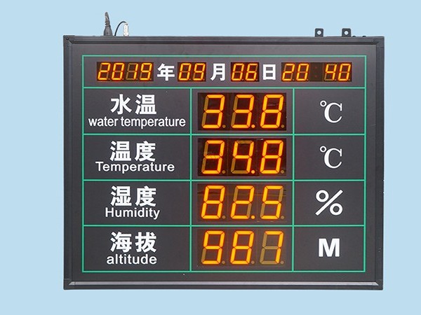 水溫海拔檢測(cè)板